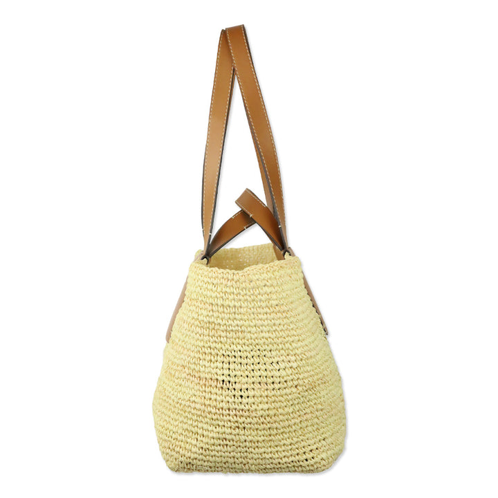 Proenza Schouler White Label Morris Large Raffia Tote
