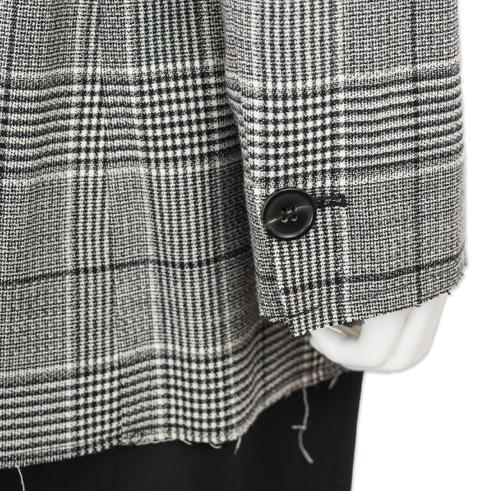 Proenza Schouler Oversized Glen-Plaid Wool Suiting Blazer
