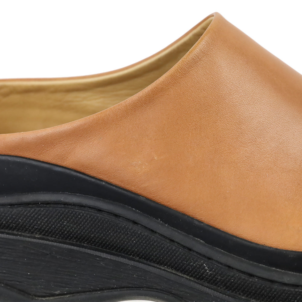 Rachel Comey Cognac Leather Barla Mule