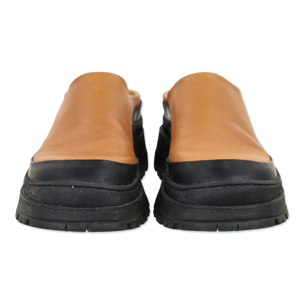 Rachel Comey Cognac Leather Barla Mule