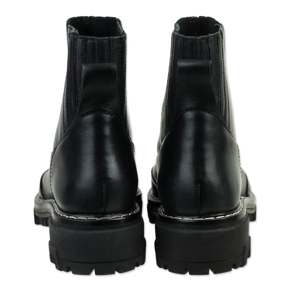 Rag & Bone Black Leather Shawn Chelsea Boots