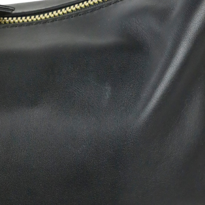 Rag & Bone Black/Gold Mercer Medium Leather Hobo