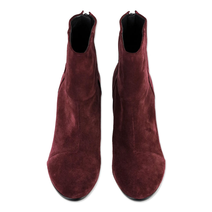 Rag & Bone Burgundy Suede Classic Newbury Ankle Boot