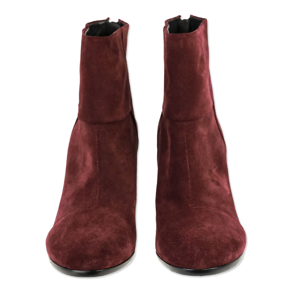 Rag & Bone Burgundy Suede Classic Newbury Ankle Boot