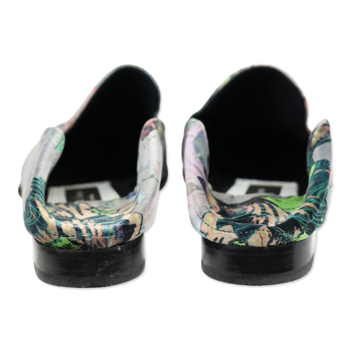 Rag & Bone Grey Floral Velvet Alix Loafer