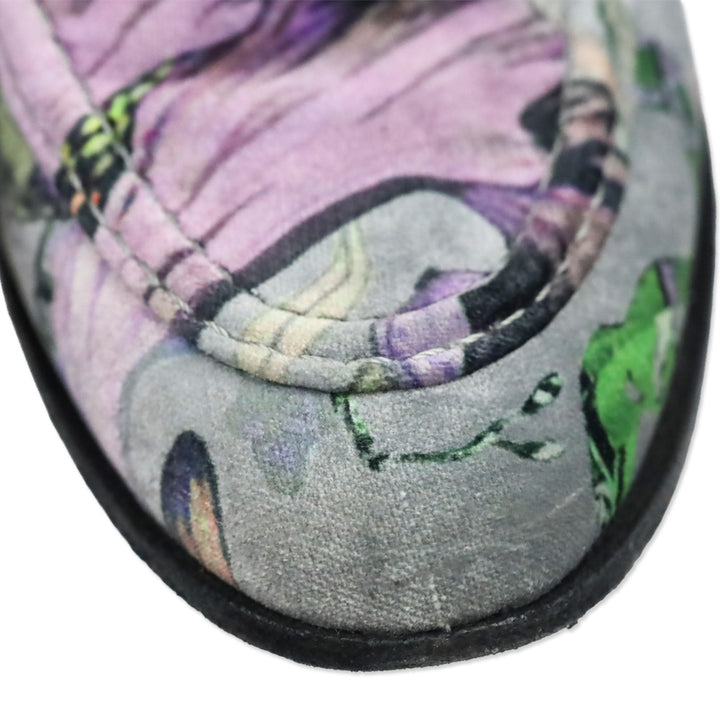 Rag & Bone Grey Floral Velvet Alix Loafer