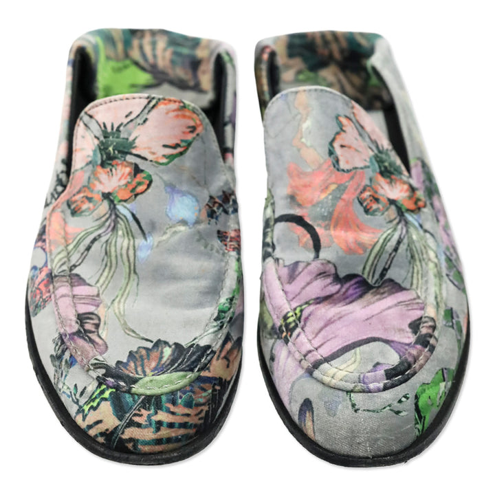 Rag & Bone Grey Floral Velvet Alix Loafer