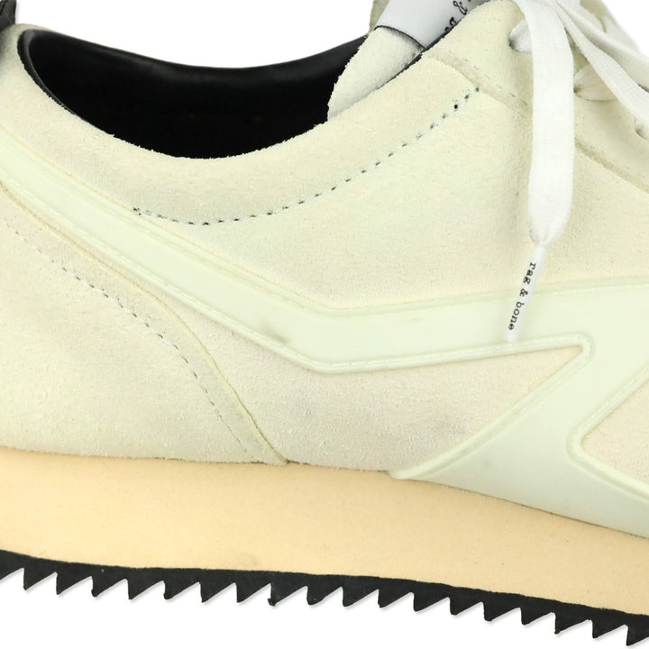 Rag & Bone Ivory Suede Retro Runner Sneakers