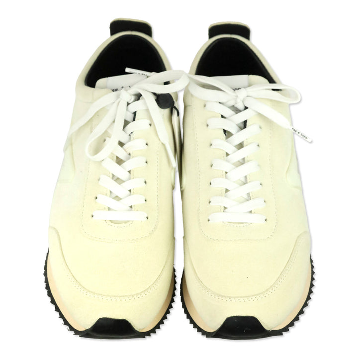 Rag & Bone Ivory Suede Retro Runner Sneakers