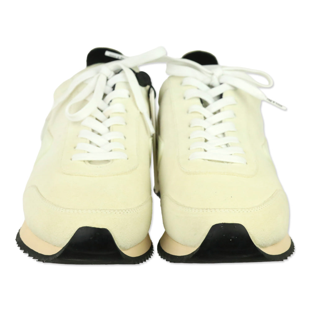 Rag & Bone Ivory Suede Retro Runner Sneakers