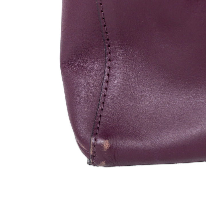 Rag & Bone Plum/Olive Leather Passenger Tote