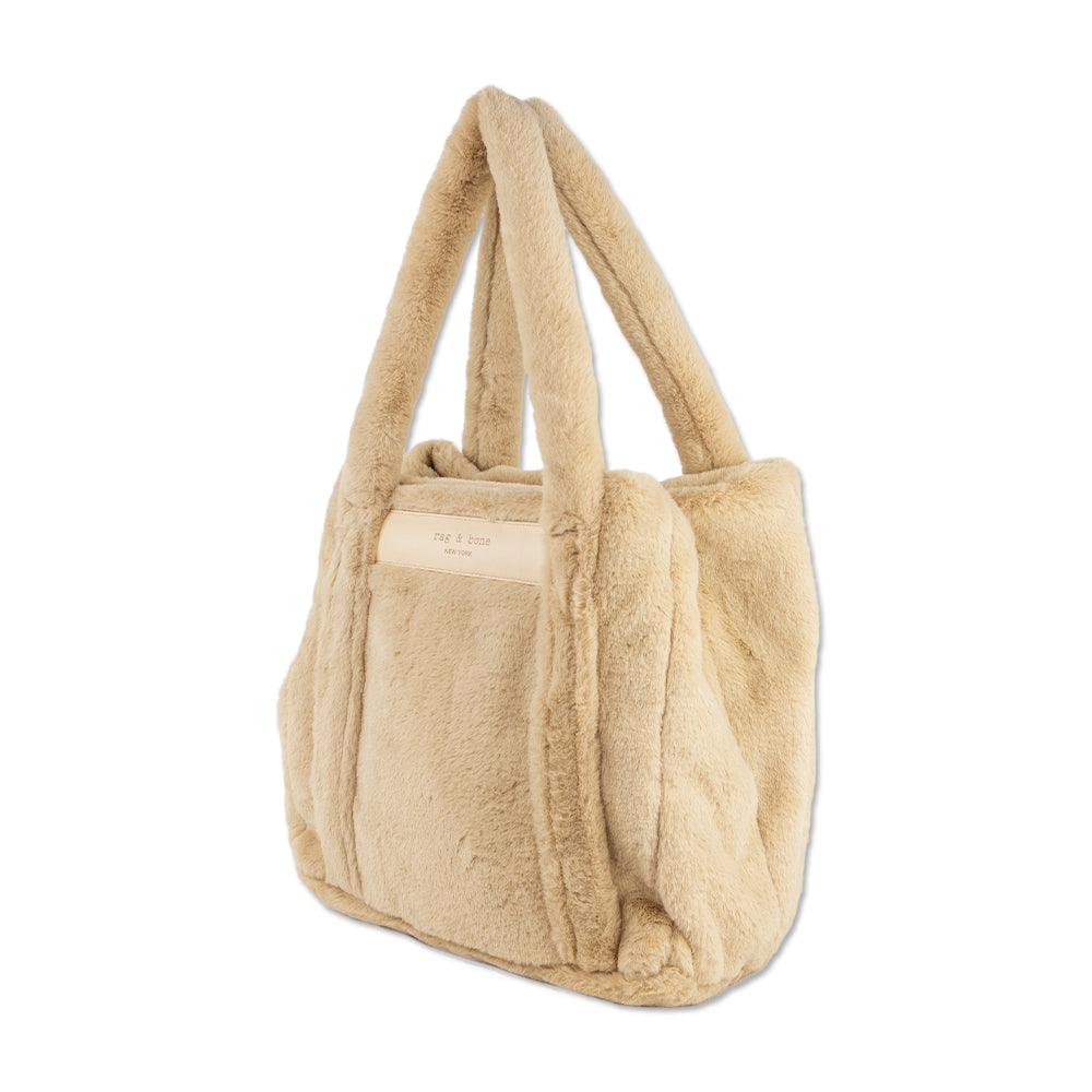 Rag & Bone Tan Faux Fur Tote