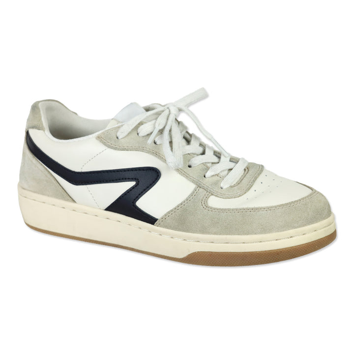 Rag & Bone Turtle Dove & Light Sand Retro Court Low-Top Suede Sneakers