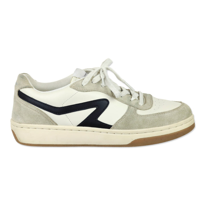 Rag & Bone Turtle Dove & Light Sand Retro Court Low-Top Suede Sneakers