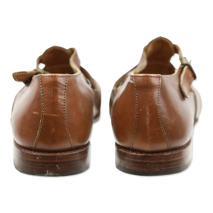 Ralph Lauren Brown Leather Fisherman Sandals