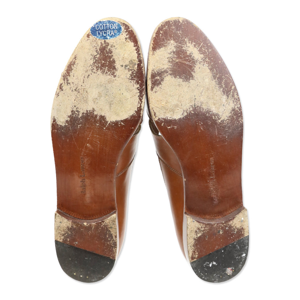 Ralph Lauren Brown Leather Fisherman Sandals