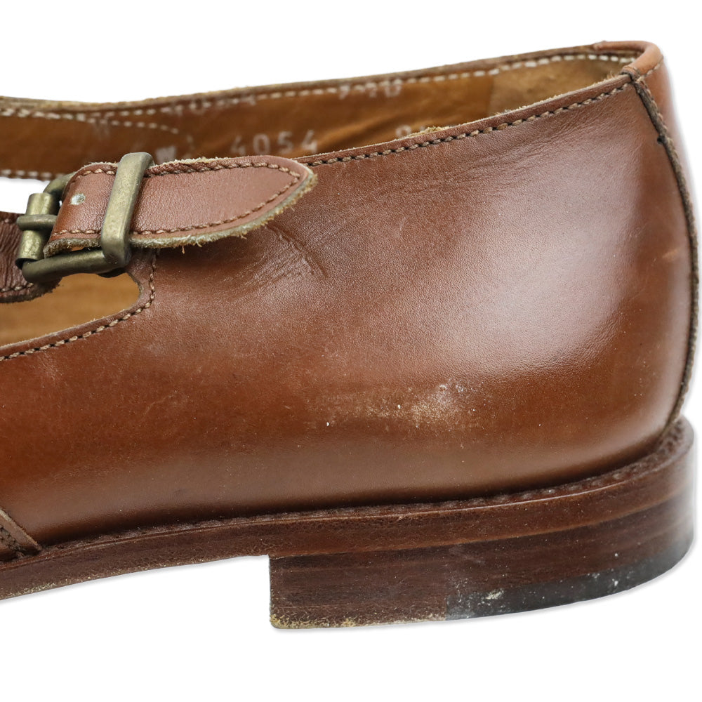 Ralph Lauren Brown Leather Fisherman Sandals