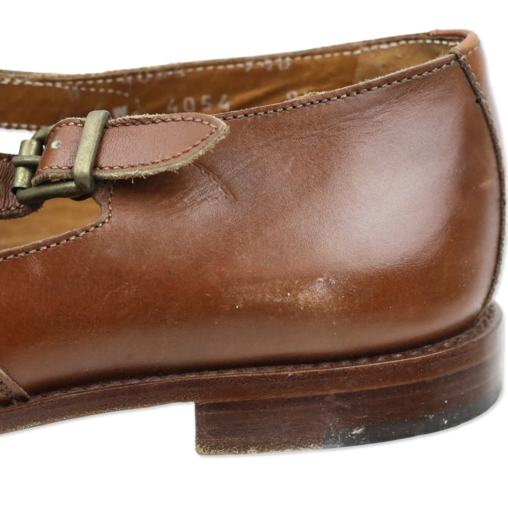 Ralph Lauren Brown Leather Fisherman Sandals