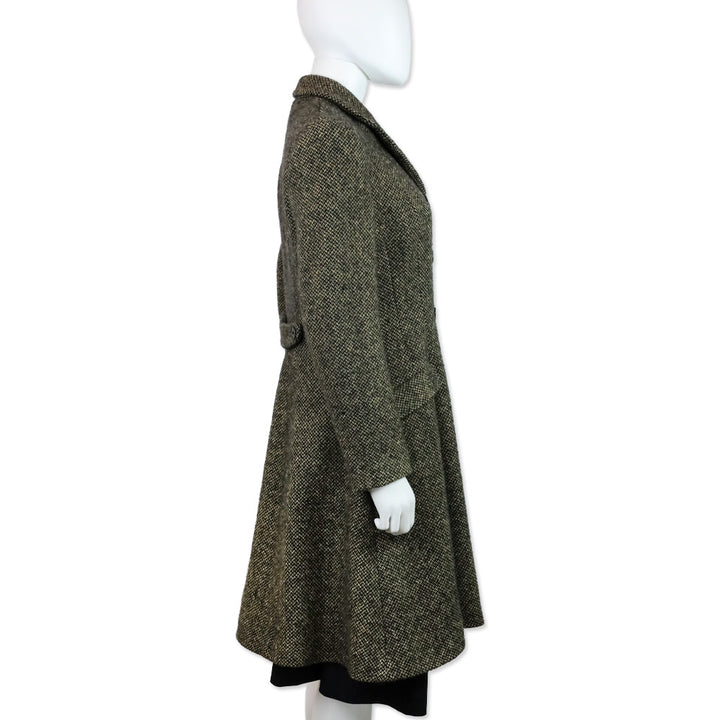 Ralph Lauren Collection Brown Tweed Cashmere Double-Breasted Peacoat