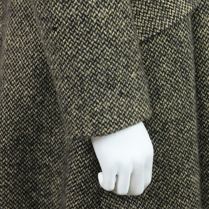 Ralph Lauren Collection Brown Tweed Cashmere Double-Breasted Peacoat
