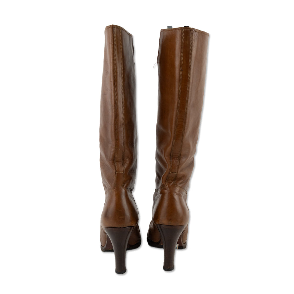 Ralph Lauren Collection Leather Calf Boot