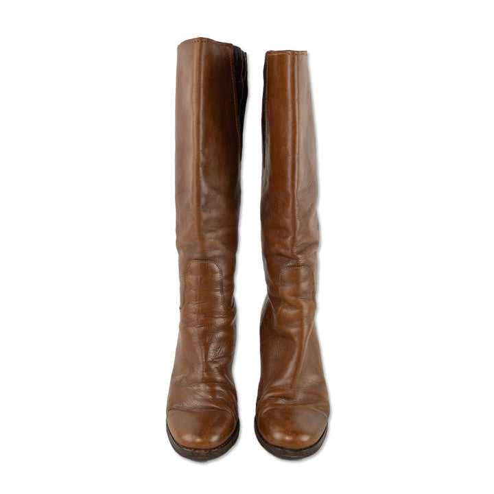 Ralph Lauren Collection Leather Calf Boot