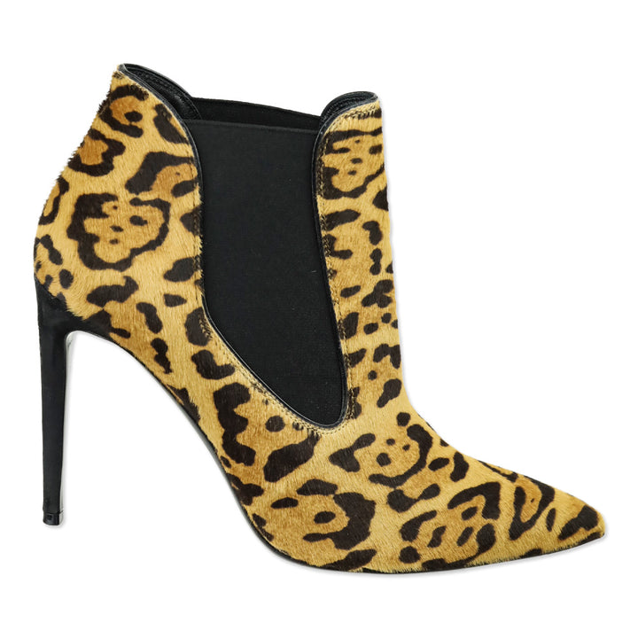 Ralph Lauren Leopard Calf Hair Chelsea Bootie