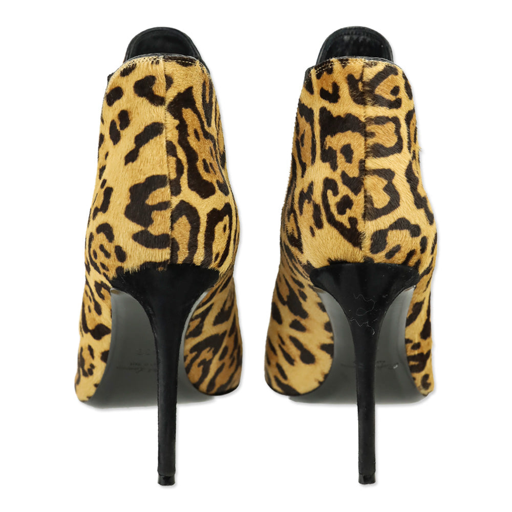 Ralph Lauren Leopard Calf Hair Chelsea Bootie