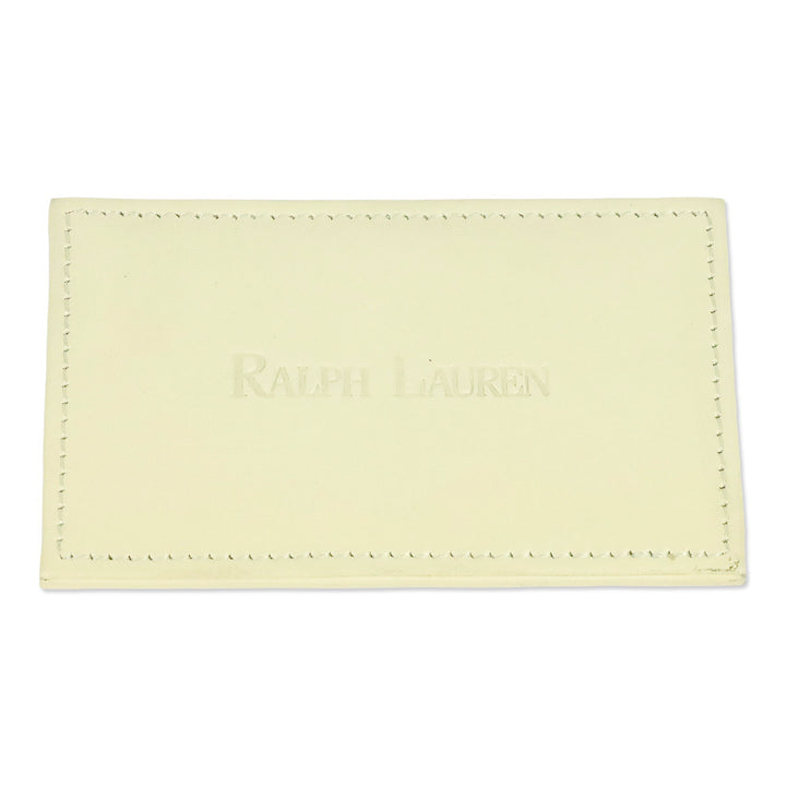Ralph Lauren Cream Brushed Leather Gold Chain Shoulder Bag