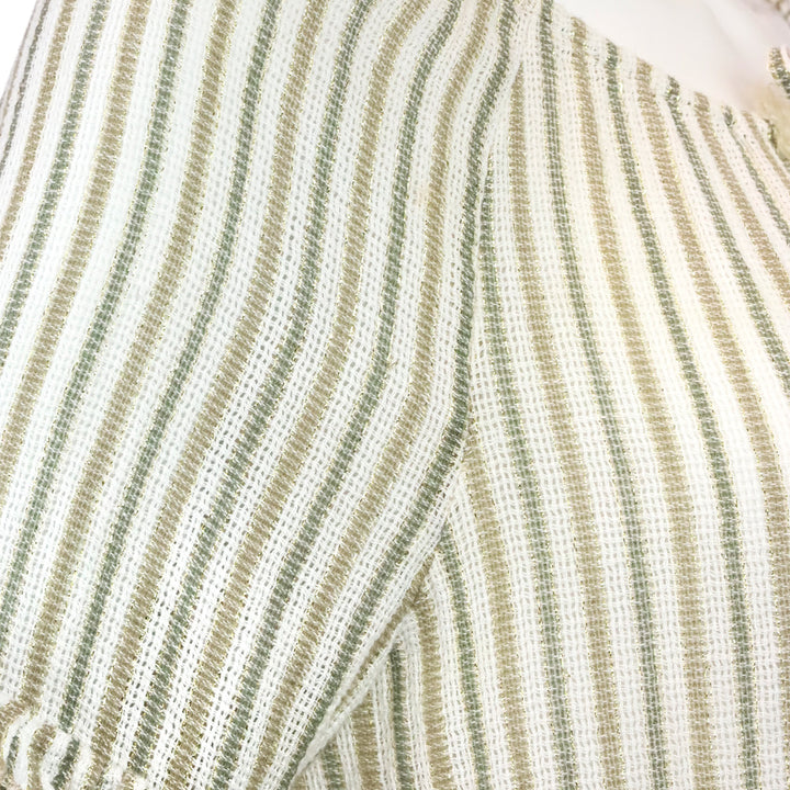 Ramy Brook Beige/Sage Striped Knit Andros Top