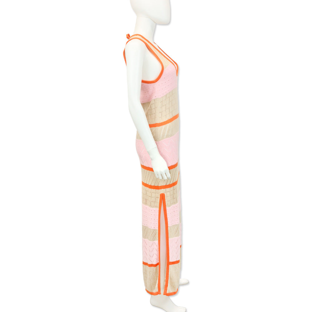 Ramy Brook Rachi Open Knit Maxi Dress