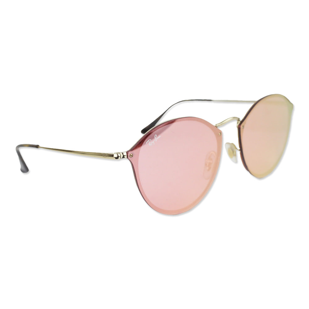 Ray Ban Arista Gold/Pink Blaze Round Sunglasses