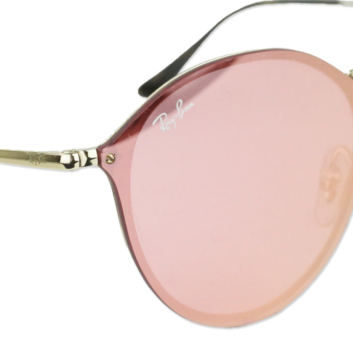 Ray Ban Arista Gold/Pink Blaze Round Sunglasses