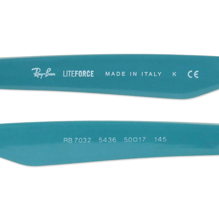 Ray Ban RB7032 Optics Oil Aqua Blue Liteforce Eyeglasses