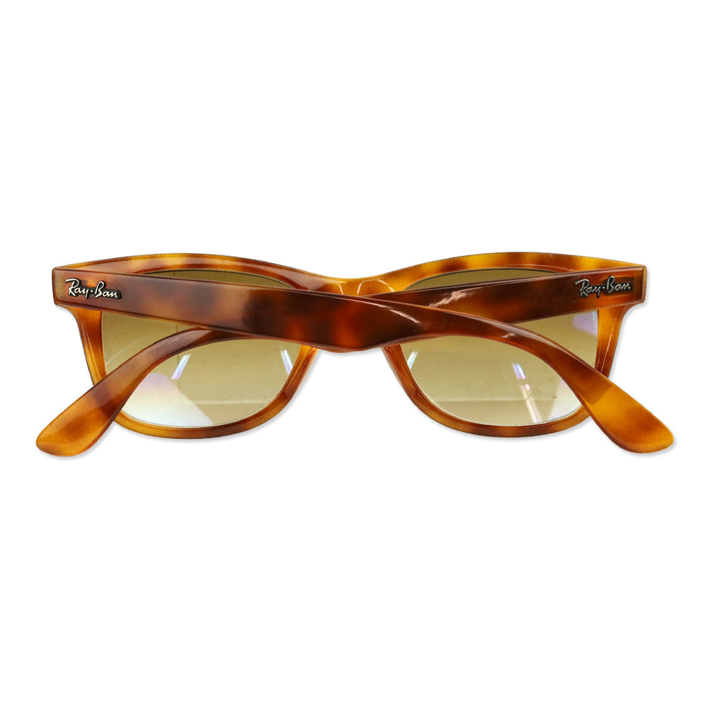 Ray Ban Yellow Havana Square Wayfarer Sunglasses