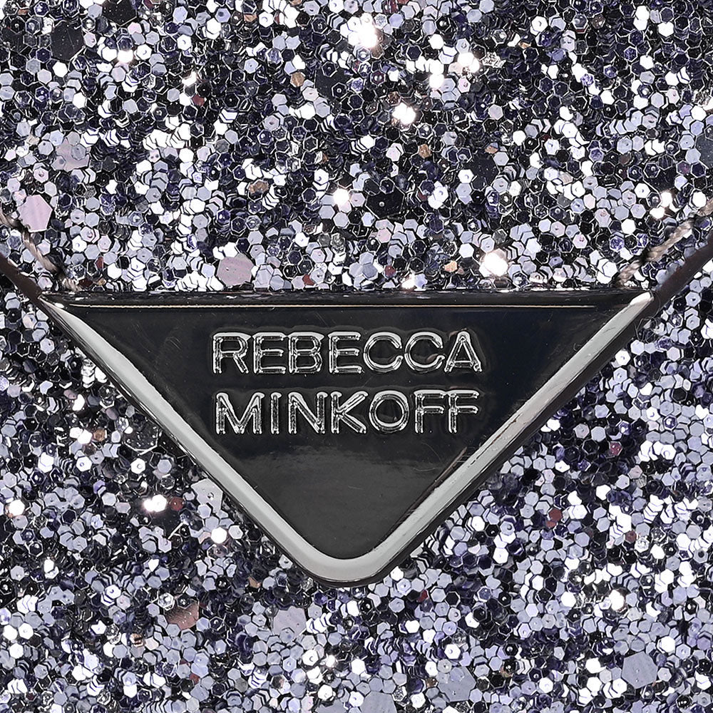 Rebecca Minkoff Glitter Envelope Clutch