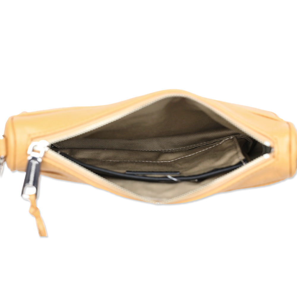 Rebecca Minkoff Camel Tan Pebble Leather Mini Mac Bag