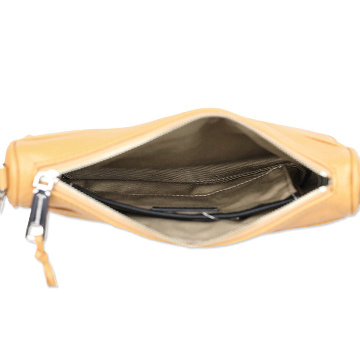 Rebecca Minkoff Camel Tan Pebble Leather Mini Mac Bag