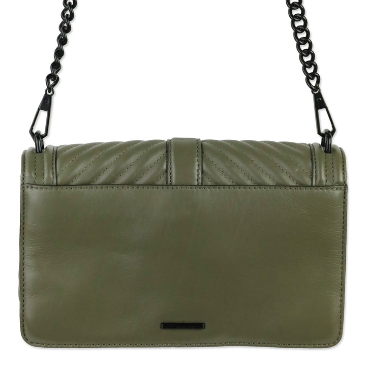 Rebecca Minkoff Olive Chevron Quilted Leather Love Crossbody Bag