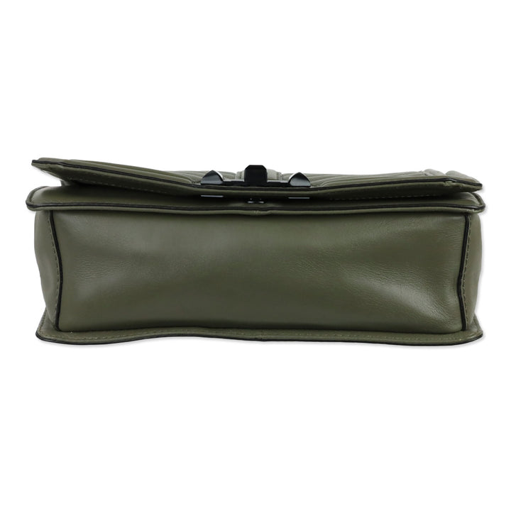 Rebecca Minkoff Olive Chevron Quilted Leather Love Crossbody Bag