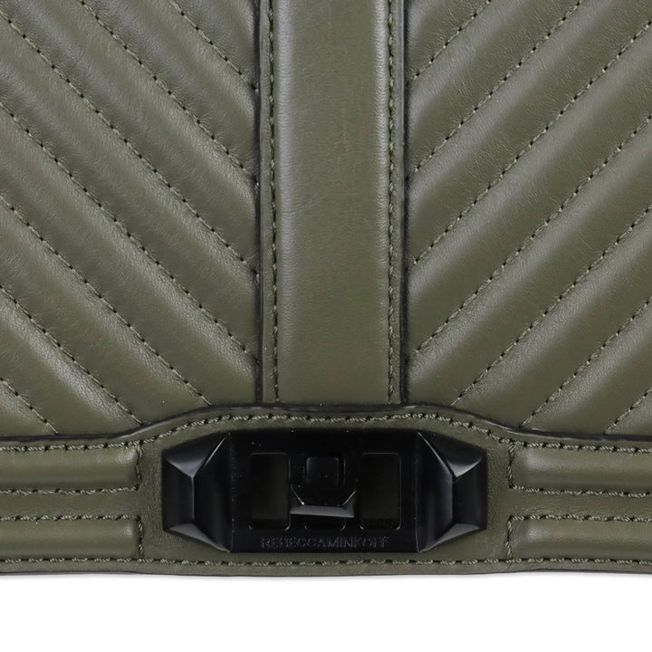 Rebecca Minkoff Olive Chevron Quilted Leather Love Crossbody Bag