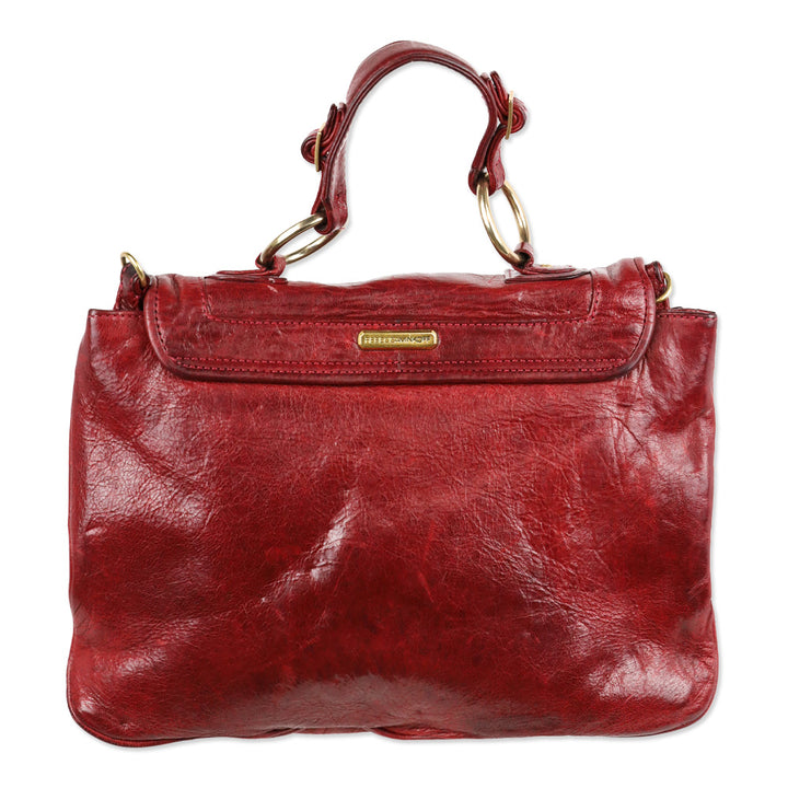 Rebecca Minkoff Red Leather Top Handle Satchel