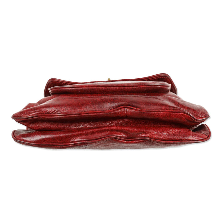 Rebecca Minkoff Red Leather Top Handle Satchel