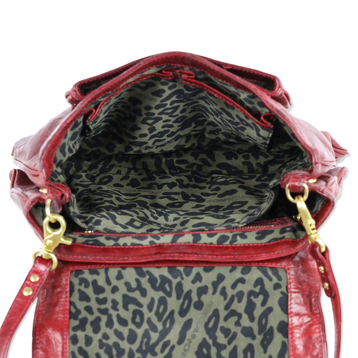 Rebecca Minkoff Red Leather Top Handle Satchel