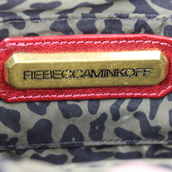 Rebecca Minkoff Red Leather Top Handle Satchel