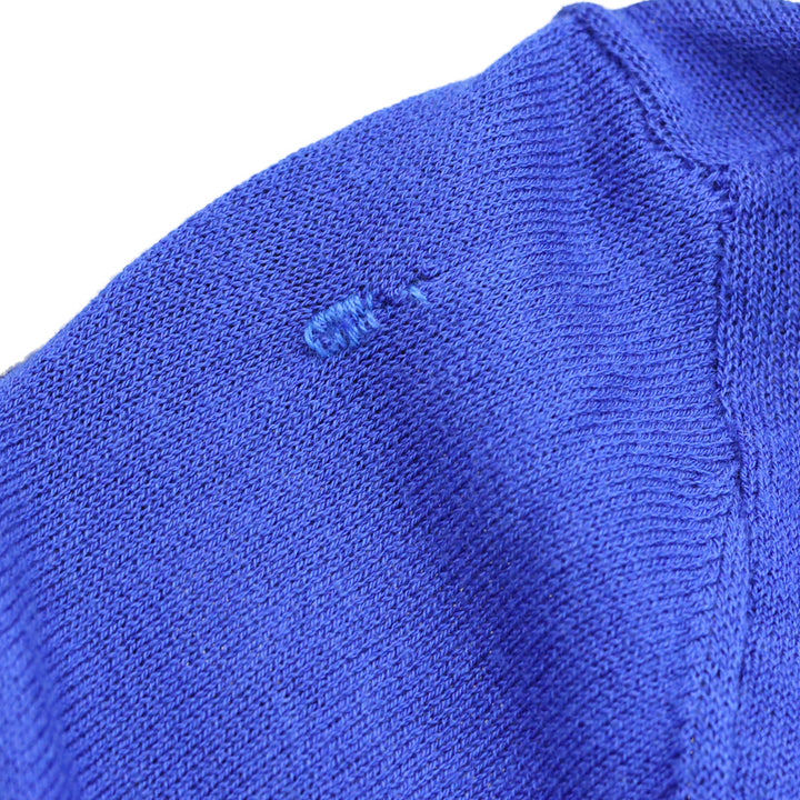 Red Valentino Cobalt Blue Knit Layered Ruffled Peplum Cardigan Sweater
