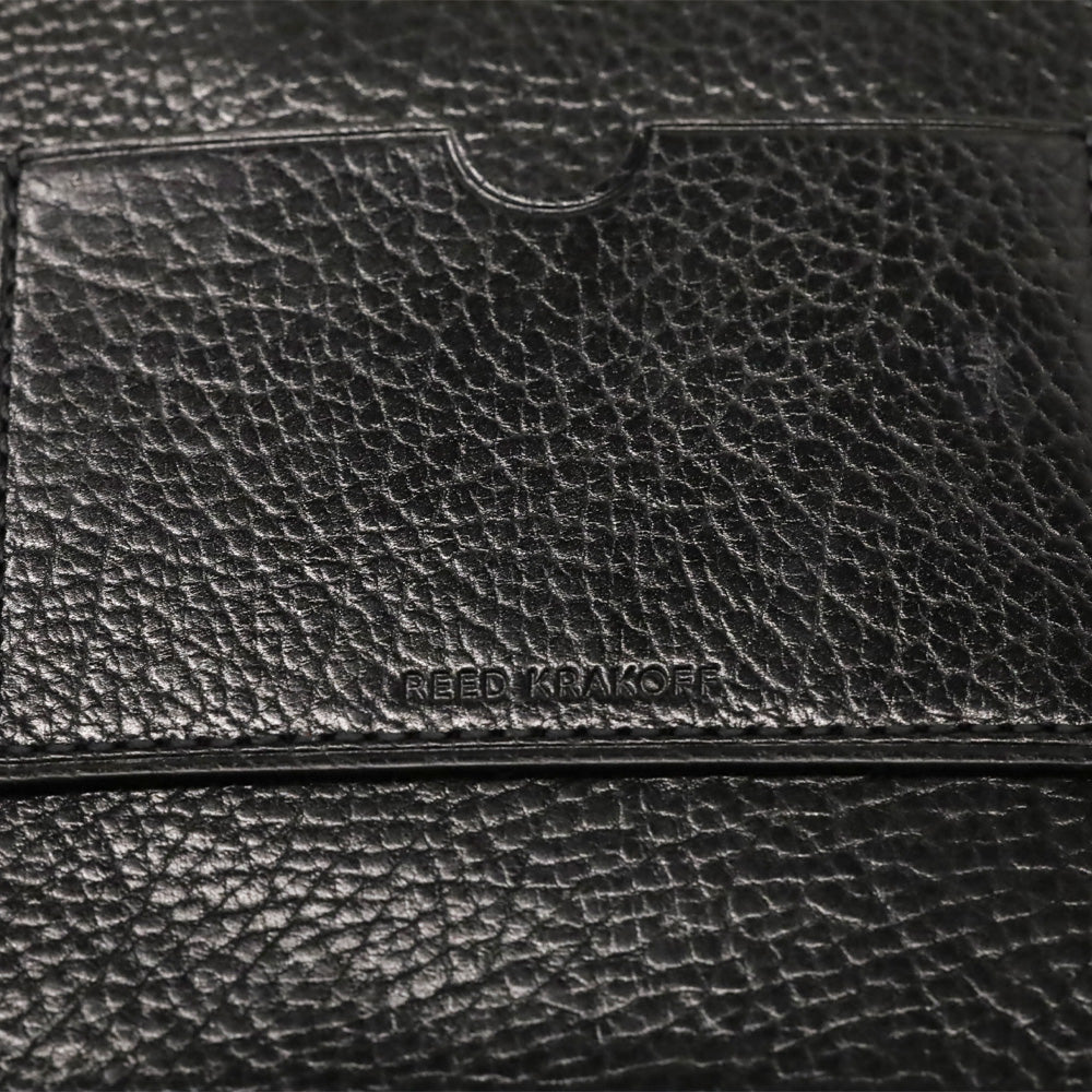 Reed Krakoff Black Grained Leather and Tan Calf Hair Atlantique Tote