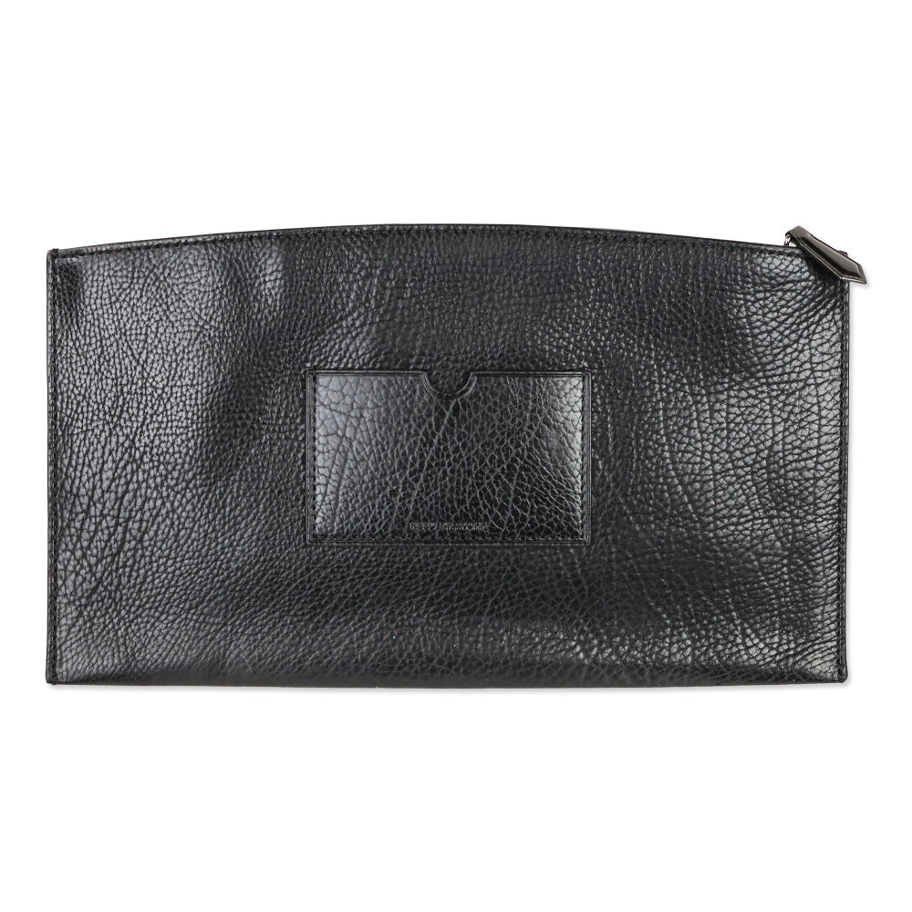 Reed Krakoff Black Grained Leather and Tan Calf Hair Atlantique Tote