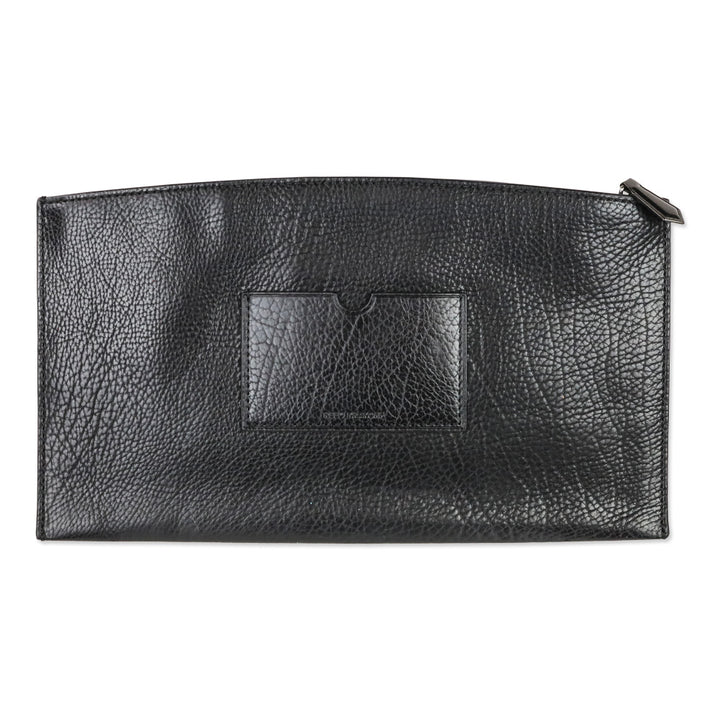 Reed Krakoff Black Grained Leather and Tan Calf Hair Atlantique Tote