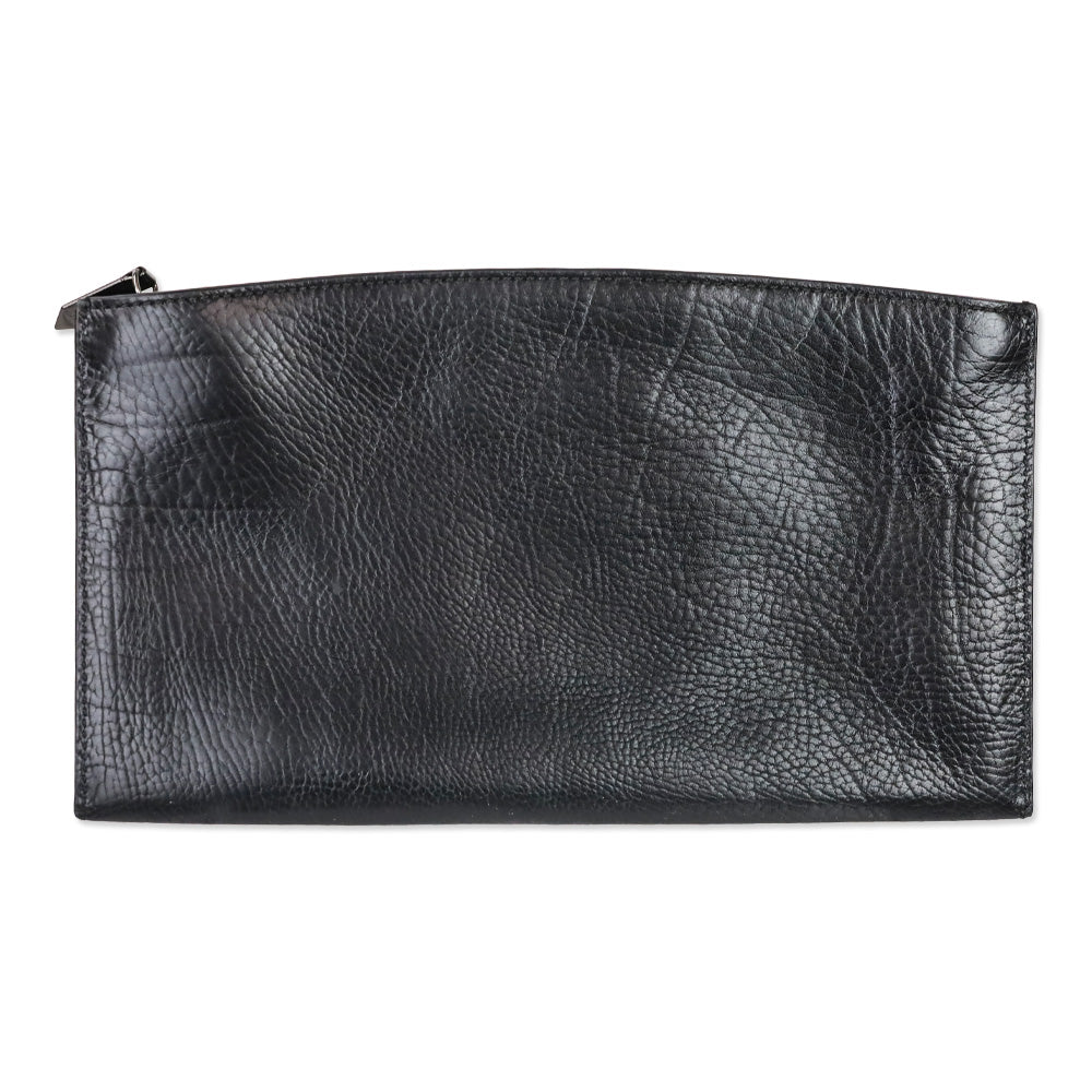 Reed Krakoff Black Grained Leather and Tan Calf Hair Atlantique Tote